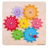 Wooden puzzle with wheels, + 10 months, Big Jigs