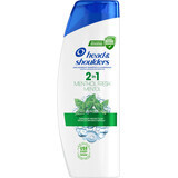 head&amp;shoulders Shampoo 2 in 1 Menthol Fris, 400 ml