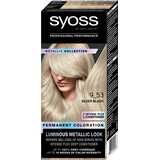Syoss Color Permanent Hair Dye 9-53 Bright Silver, 1 pc