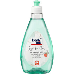 Denkmit Detergente para lavavajillas manual con aroma a manzana y lirio de los valles, 500 ml