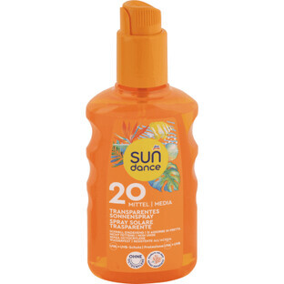 Sundance Transparentes Sonnenschutzspray SPF20, 200 ml