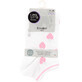 Legstra Tennis socks trend white with heart pattern, 2 pcs