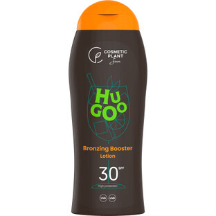 Lotion cosmétique végétale bronzante SPF30 Hugoo, 200 ml