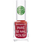 Dermacol Pure 3D nail polish 04 Poppy Red, 11 ml
