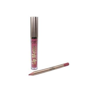Set lipstick en potlood, Ushas, Mat, Waterdicht, 10