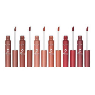 Set of 6 matte liquid lipsticks, Makeup, Matte, Strawberry, 01