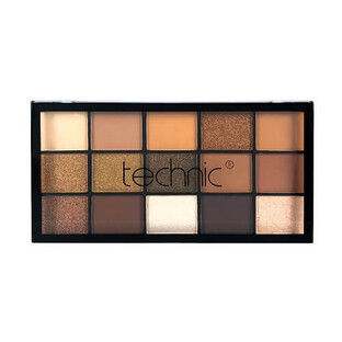 Eye shadow palette, Technic, Pressed Pigment, Boujee, 15 colors