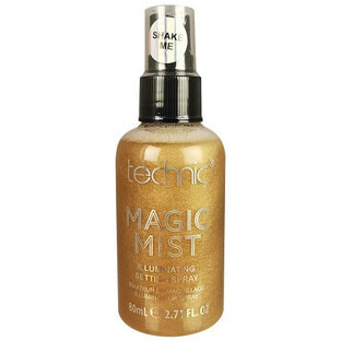Spray fissante illuminante per il trucco, Technic, Magic Mist, oro 24K, 80 ml