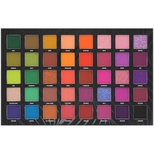 Eye shadow palette, W7, Mardi Gras, Express Yourself, 40 shades