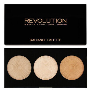 Makeup Revolution, Paleta Radiance, 3 iluminadores Radiant Lights