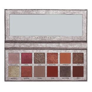 Paleta de sombras de ojos, Anastasia Beverly Hills, Rose Metals, 12 colores
