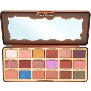 Oogschaduwpalette, Too Faced, Better Than Chocolate, 18 kleuren