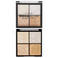 Palette d'éclairages, Technic, Mega Glow Highlighter, 4 couleurs, 10 g