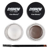 Eyebrow Kit, Kiss Beauty, Eyebrow Gel, Setting Soap, Application Brush, 01