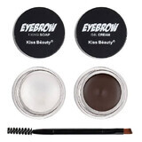 Eyebrow Kit, Kiss Beauty, Eyebrow Gel, Setting Soap, Application Brush, 03