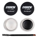 Eyebrow Kit, Kiss Beauty, Eyebrow Gel, Setting Soap, Application Brush, 04