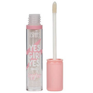 Shiny lip gloss, Ushas, Yes Girl Yes, Shiny Lipgloss, Transparent, 01