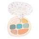 Colorete para párpados, Ushas, 7 colores, Verde, 05