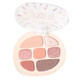 Palette of 7 natural eyeshadows, Ushas, Natural, Brown, 06