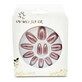 Set de 12 faux ongles en miroir, VV Meijiaer, Lilas