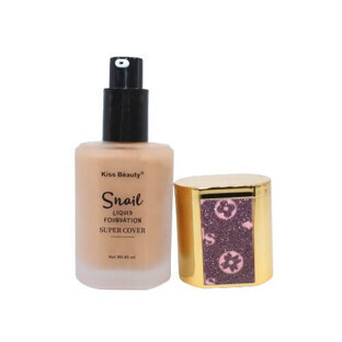 Base de maquillaje con extracto de caracol y cobertura, Kiss Beauty, Snail, Super Cover, 238, 45 ml