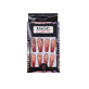 Set de 12 uñas postizas de aspecto natural, Magic Fingertips, 04