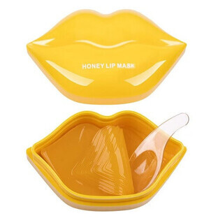 Lip mask, Kiss Beauty, Lip Mask, Honey, 20 pieces