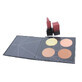 Makeup set with small flaws, 4 Zoeva illuminators and Huda lipstick