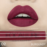 Focallure matte liquid lipstick Shade 02 Burgundy