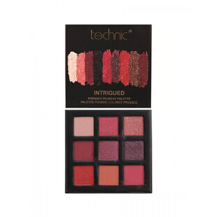 Palette d'ombres à paupières à pigments pressés Technic Intriguée