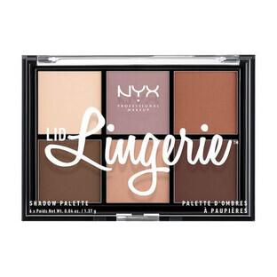 NYX Lid Lingerie 6 ombres à paupières mates