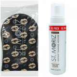 St Moriz Professional Self Tanning Set Foam XL Medium + Application Glove