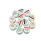 Satz mit 12 farbigen UV-Gelen Coco More Professional