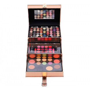 Magic Color Make up Kit, 85 colors, Rose Gold, Bag included