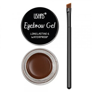 Ushas Waterproof Eyebrow Gel, 03 Light Brown