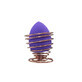 Makeup Sponge Set and Metallic Makeup Support, Purple