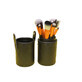 Set de 12 pinceaux de maquillage, trousse de maquillage, noir