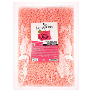 Elastic epilating wax with rose, SensoPRO, granules 500 g