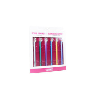 Set de 6 crayons à paupières pailletés, Style, Studio Shimmers