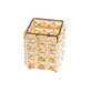 Makeup brush holder, Luxorise, Crystal Makeup Organizer, Gold