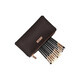 Set van 12 Make-up kwasten, Luxorise, Goud, Inclusief zakje
