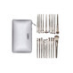 Set de 20 brochas de maquillaje, SensoPro, Nude, incluye bolsa