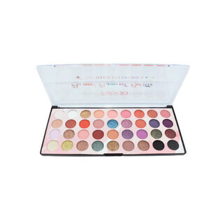 Fabbla Palette d'ombres à paupières, Palette de pigments pressés, 36 couleurs d'ombres à paupières, 01