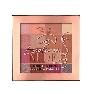 Kit d'ombres à paupières, Loreal, Emotions Nude, 01