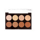 Palette of 8 contour powders, Technic, Color Fix 2, Pressed Powder Contour