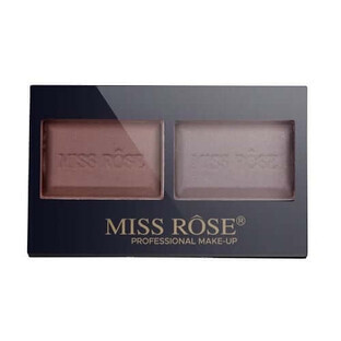Colorete para cejas, Miss Rose, Maquillaje profesional, 01