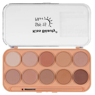 Palette di evidenziatori e correttori, Kiss Beauty, Super Cover, 01