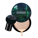 CC Cream, Makeup, Air Pad Cushion, with applicator, 01, 20 g