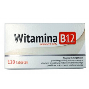Vitamine B12, 120 comprimés