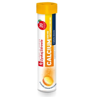 Calcium 300mg + Vitamine C 60mg 20 comprimés effervescents